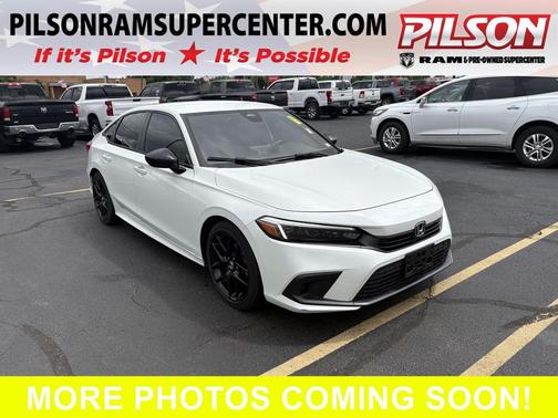 Platinum White Pearl 2022 Honda Civic Sport