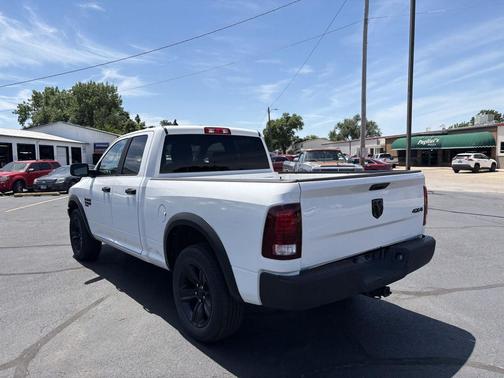 Bright White Clearcoat 2021 RAM 1500 Classic Warlock Quad Cab 4x4 6'4' Box