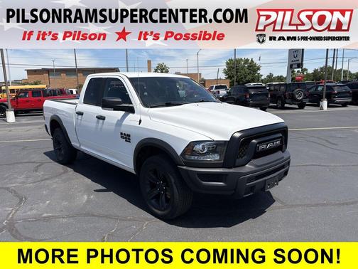 Bright White Clearcoat 2021 RAM 1500 Classic Warlock Quad Cab 4x4 6'4' Box