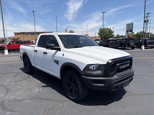 Bright White Clearcoat 2021 RAM 1500 Classic Warlock Quad Cab 4x4 6'4' Box