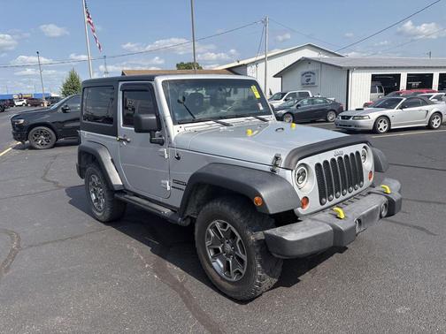 Bright Silver Metallic Clearcoat 2012 Jeep Wrangler Sport