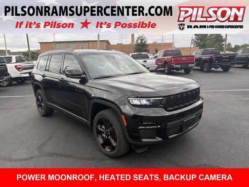 Diamond Black Crystal Pearlcoat 2023 Jeep Grand Cherokee L Limited