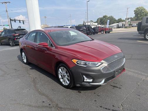 Ruby Red Metallic Tinted Clearcoat 2019 Ford Fusion Energi Titanium