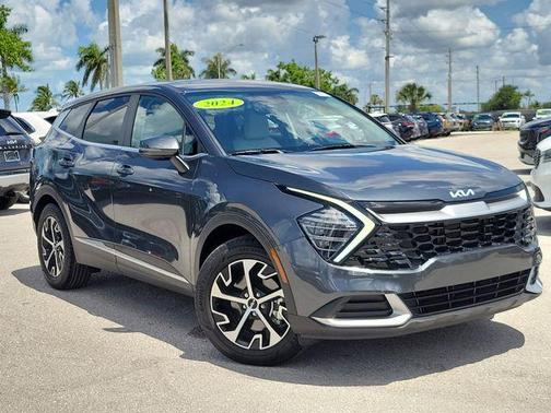 Gray 2024 Kia Sportage EX