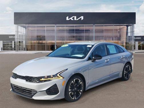 Gray 2023 Kia K5 GT-Line