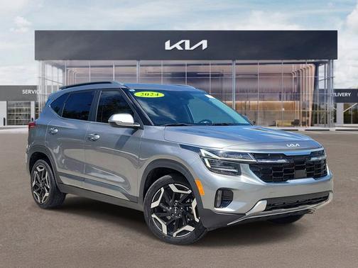 Steel Gray 2024 Kia Seltos SX
