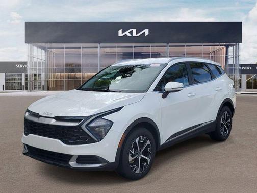 Snow White Pearl 2023 Kia Sportage Hybrid EX