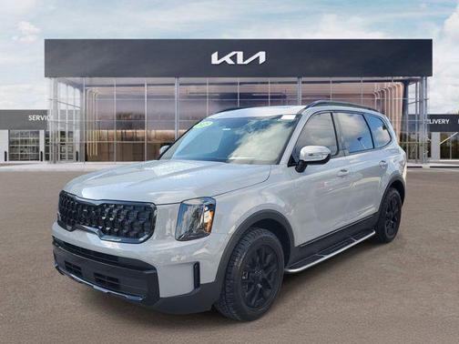 Gray 2025 Kia Telluride EX