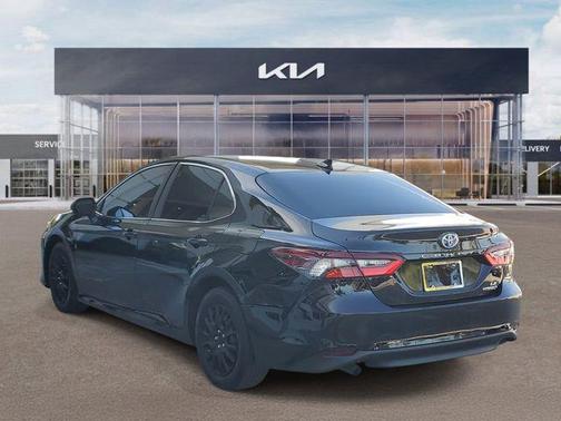 Midnight Black Metallic 2023 Toyota Camry Hybrid LE
