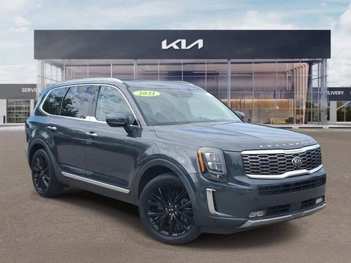 Grey 2021 Kia Telluride SX