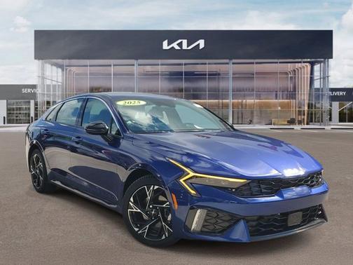 Blue 2025 Kia K5 GT-Line