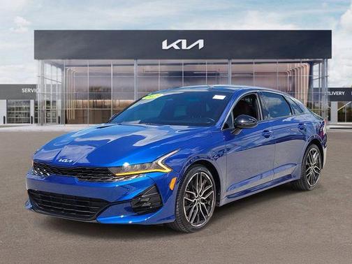 Sapphire Blue 2023 Kia K5 GT