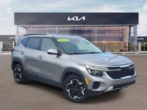 Steel Gray 2024 Kia Seltos EX