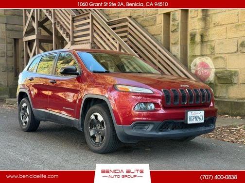 Red 2016 Jeep Cherokee Sport