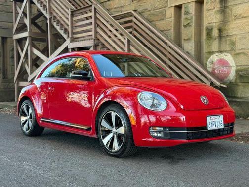 Red 2012 Volkswagen Beetle 2.0T Turbo