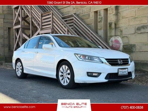 White 2013 Honda Accord EX-L