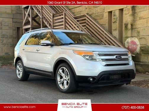 Silver 2015 Ford Explorer Limited