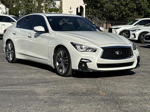 Majestic White 2022 INFINITI Q50 SENSORY