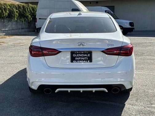 Majestic White 2022 INFINITI Q50 SENSORY