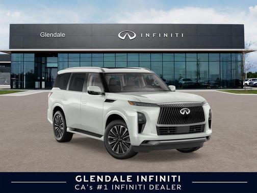 Radiant White 2026 INFINITI QX80 Luxe