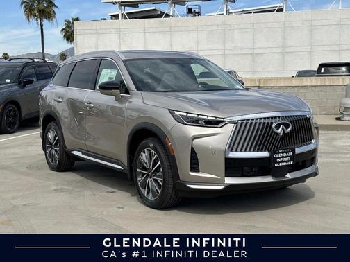 Warm Titanium 2026 INFINITI QX60 Luxe