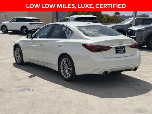 Majestic White 2023 INFINITI Q50 LUXE