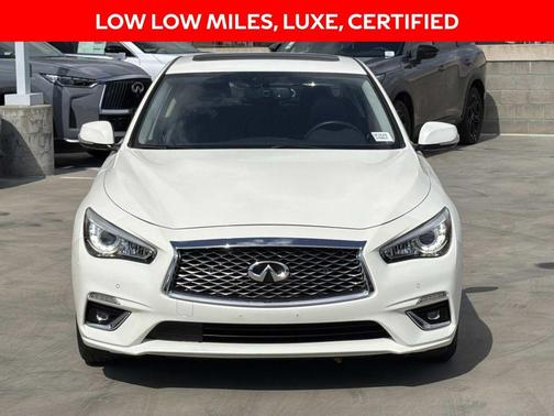 Majestic White 2023 INFINITI Q50 LUXE