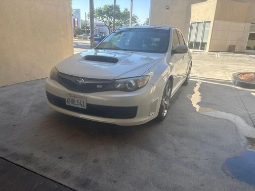 White 2009 Subaru Impreza WRX Sti