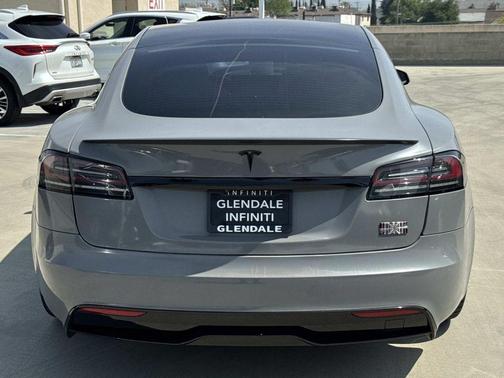 Gray 2022 Tesla Model S Plaid