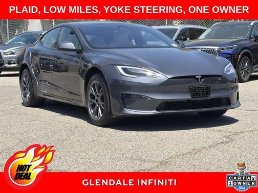 Midnight Black 2021 Tesla Model S Plaid