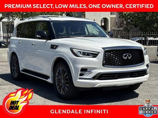 Aspen White 2024 INFINITI QX80 PREMIUM SELECT