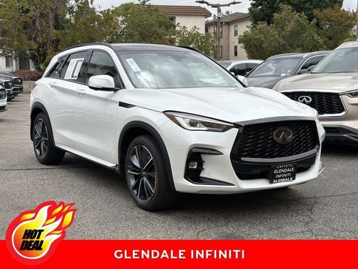 Radiant White 2024 INFINITI QX50 SPORT