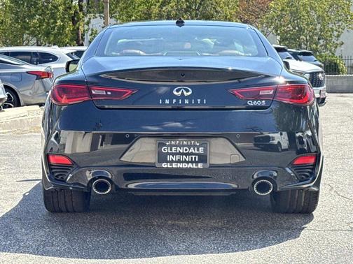 Midnight Black 2022 INFINITI Q60 3.0t Red Sport 400
