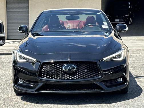 Midnight Black 2022 INFINITI Q60 3.0t Red Sport 400