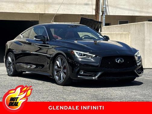 Midnight Black 2022 INFINITI Q60 3.0t Red Sport 400