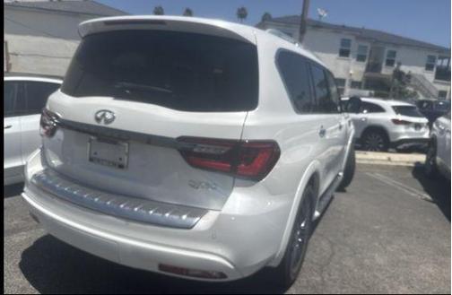 Moonstone White 2022 INFINITI QX80 PREMIUM SELECT