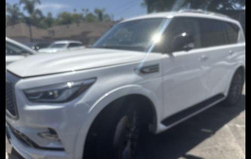 Moonstone White 2022 INFINITI QX80 PREMIUM SELECT