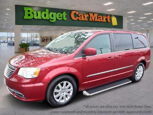 Red 2013 Chrysler Town & Country Touring