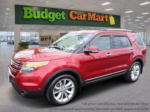 Red 2014 Ford Explorer Limited