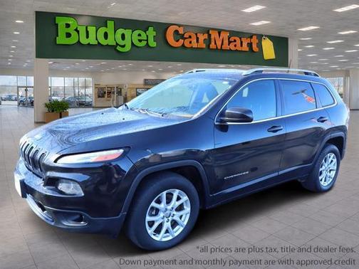 Black 2016 Jeep Cherokee Latitude