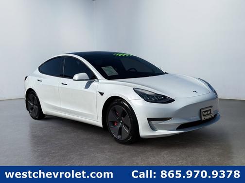 White 2019 Tesla Model 3 Long Range