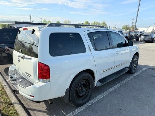 Pearl White 2015 Nissan Armada Platinum