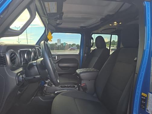 Hydro Blue Pearl Coat 2021 Jeep Wrangler Unlimited Sport S