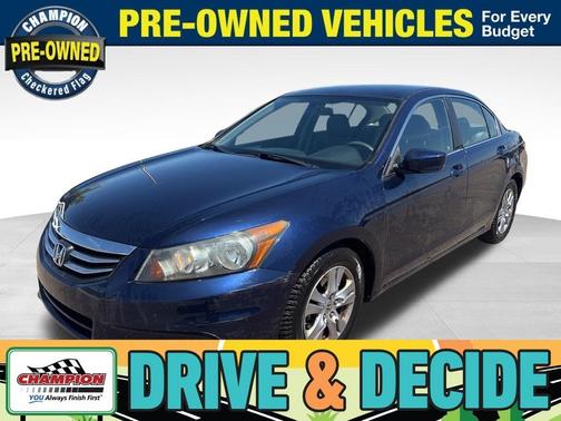 Blue 2012 Honda Accord LX-P