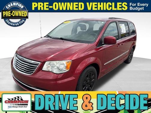 Deep Cherry Red Crystal 2012 Chrysler Town & Country Touring