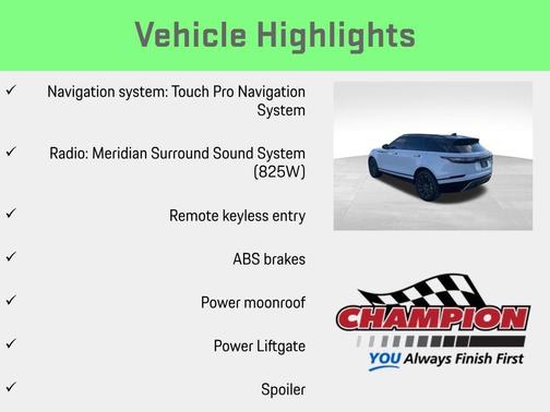 2018 Land Rover Range Rover Velar P250 SE R-Dynamic