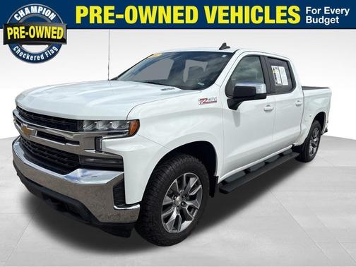 Summit White 2021 Chevrolet Silverado 1500 LT