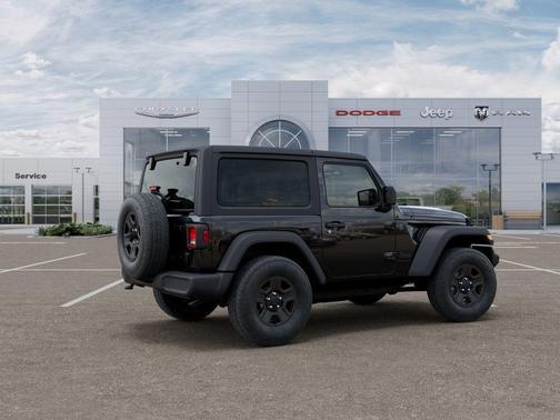 Black 2026 Jeep Wrangler Sport