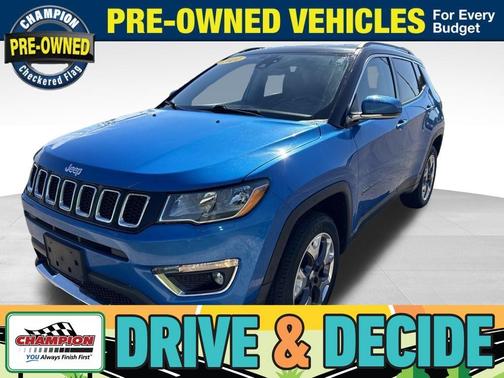 Laser Blue 2021 Jeep Compass Limited
