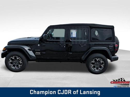 Black Clearcoat 2024 Jeep Wrangler Sahara